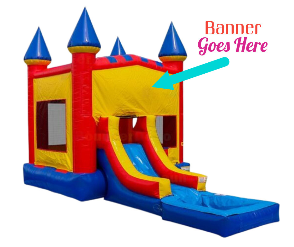 inflatable banners party fiesta alquiler rentals