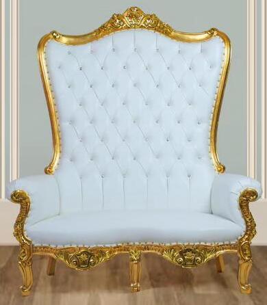 Double Throne White Chair