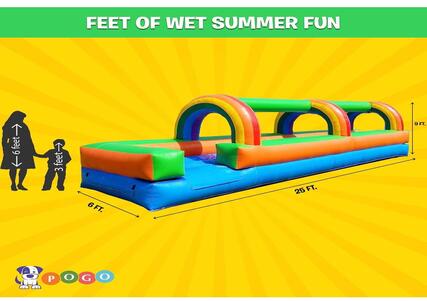 26x6 water slide Bounce house brincolines quince sweet sixteen wedding events party birthdays rentals